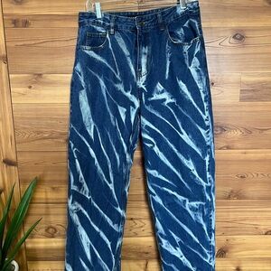 Lioness Blue Tie-Dye Jeans